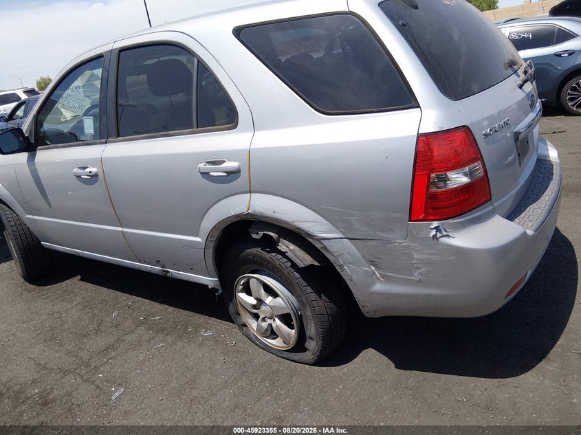 2008 Kia Sorento VIN KNDJD735085799530 IAAI salvage auction — REAR END, Salvage Certificate (California), sold $500 on 2026-09-02 (photo 6)