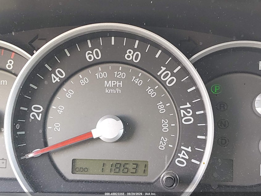 2008 Kia Sorento VIN KNDJD735085799530 IAAI salvage auction — REAR END, Salvage Certificate (California), sold $500 on 2026-09-02 (photo 7)