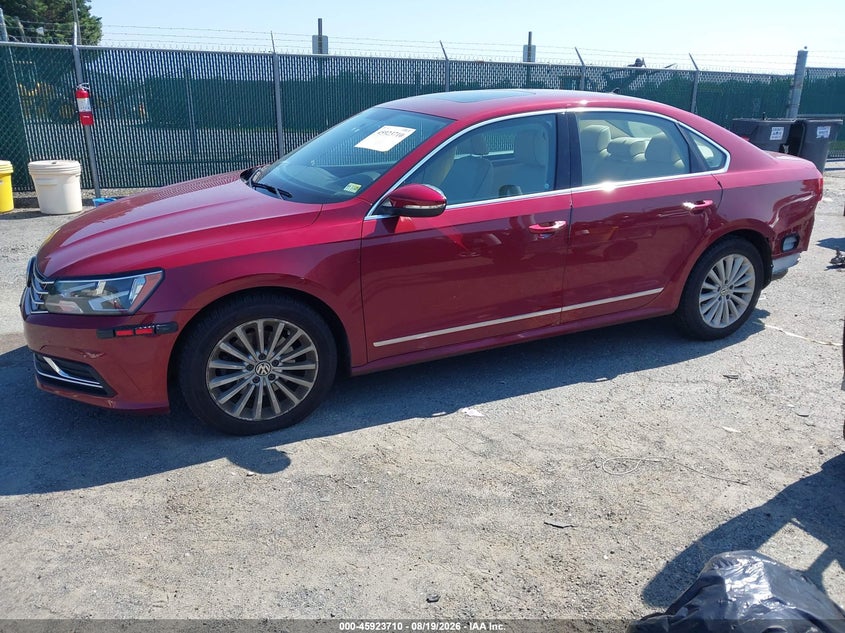 2017 Volkswagen Passat VIN 1VWBT7A33HC020168 IAAI salvage auction — REAR END, Salvage (Virginia), sold $2,175 on 2026-09-11 (photo 2)