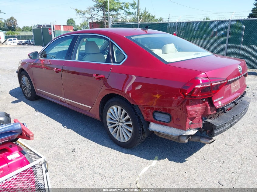 2017 Volkswagen Passat VIN 1VWBT7A33HC020168 IAAI salvage auction — REAR END, Salvage (Virginia), sold $2,175 on 2026-09-11 (photo 3)