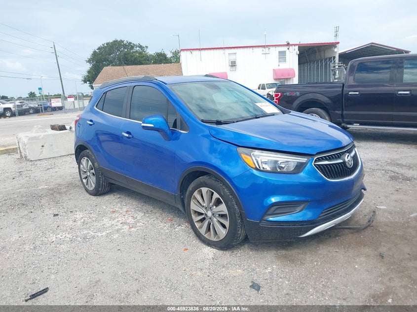2017 Buick Encore VIN KL4CJASB6HB126257 IAAI salvage auction — LEFT FRONT, Wait Title, sold $25 on 2026-10-05 (photo 1)