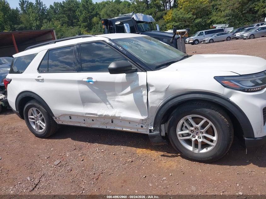 2025 Ford Explorer VIN 1FMUK7DH2SGA26643 IAAI salvage auction — RIGHT SIDE, Wait Title, sold $9,100 on 2026-09-30 (photo 6)