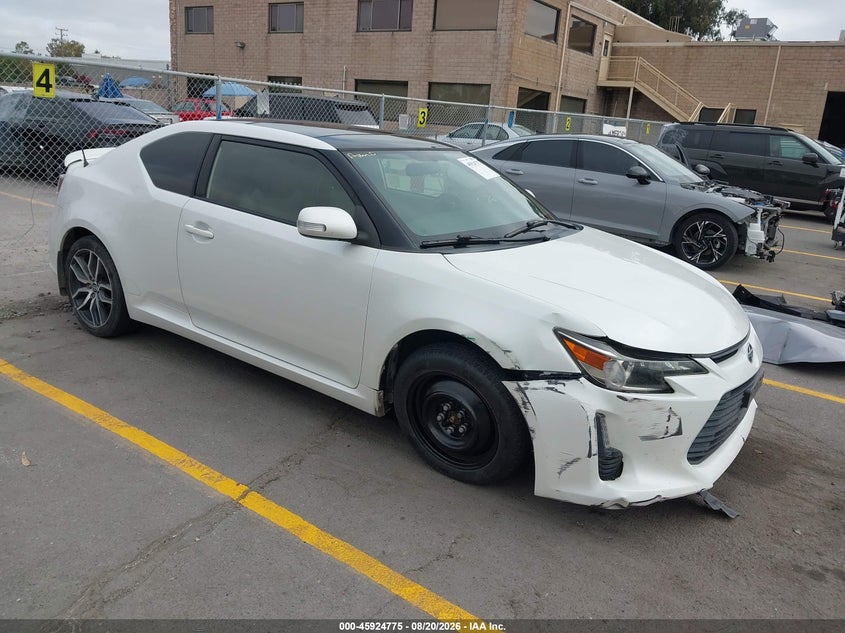 2016 Scion Tc VIN JTKJF5C71GJ015158 IAAI salvage auction — RIGHT FRONT, Salvage (California), sold $2,200 on 2026-09-13 (photo 1)