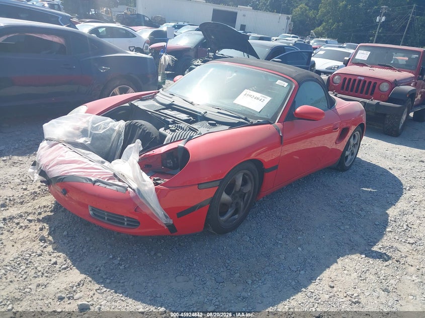2001 Porsche Boxster VIN WP0CA298X1U621559 IAAI salvage auction — ALL OVER, Clear (Georgia), sold $700 on 2026-08-26 (photo 2)