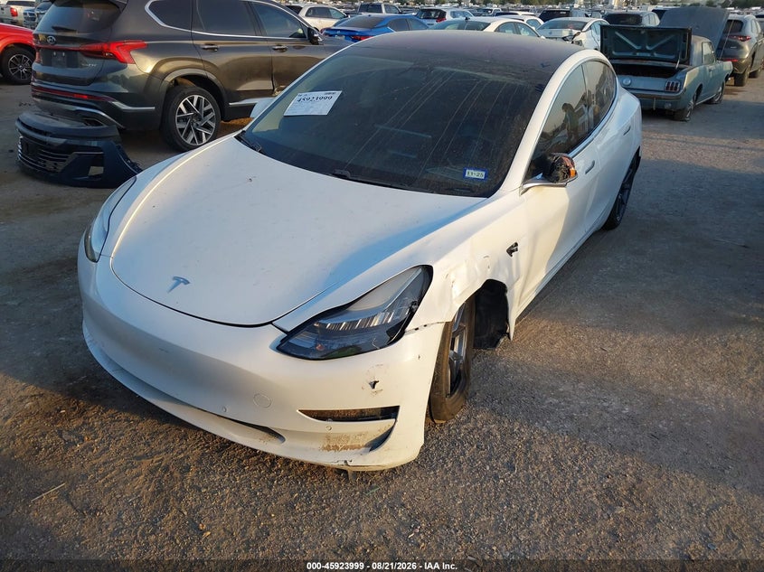 2018 Tesla Model 3 VIN 5YJ3E1EA8JF035345 IAAI salvage auction — ALL OVER, Wait Title, sold $3,650 on 2026-10-02 (photo 2)