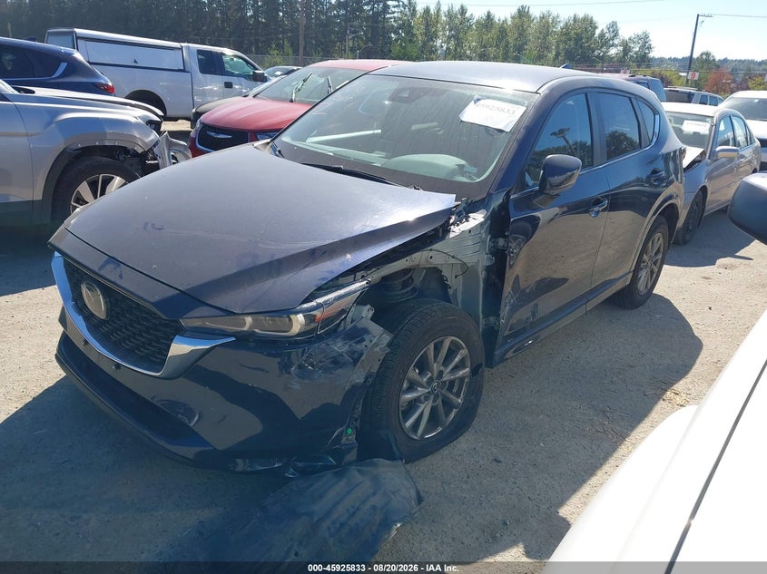 2025 Mazda Cx-5 VIN JM3KFBBLXS0675827 IAAI salvage auction — SIDE, Enterprise Vehicles Clear Only (Washington), sold $14,800 on 2026-08-26 (photo 2)
