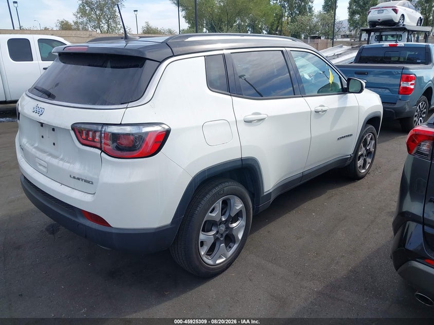 2018 Jeep Compass VIN 3C4NJDCB9JT147638 IAAI salvage auction — LEFT FRONT, Salvage Certificate (California), sold $3,050 on 2026-08-31 (photo 4)