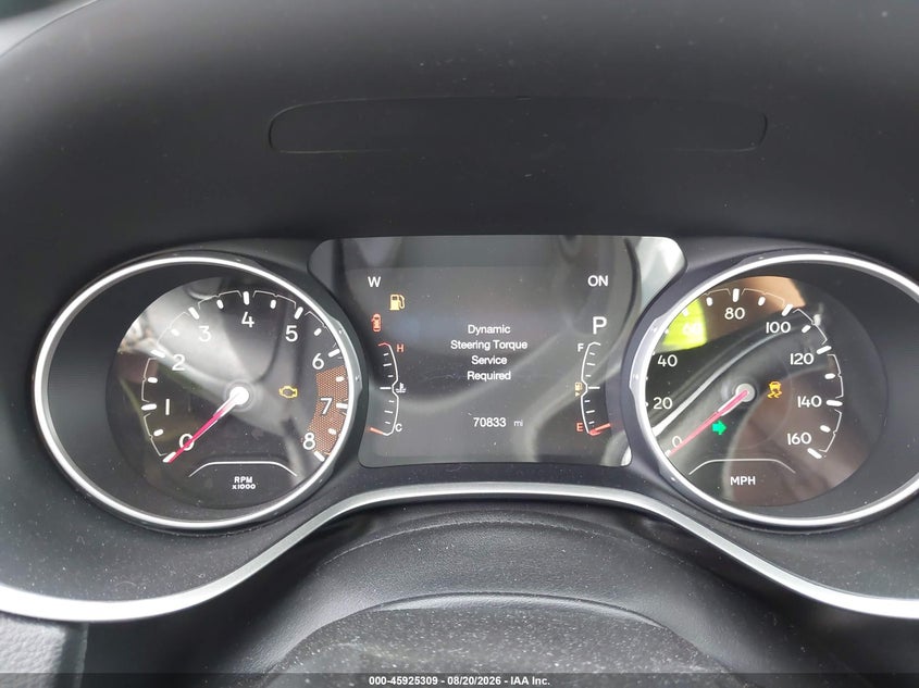 2018 Jeep Compass VIN 3C4NJDCB9JT147638 IAAI salvage auction — LEFT FRONT, Salvage Certificate (California), sold $3,050 on 2026-08-31 (photo 7)