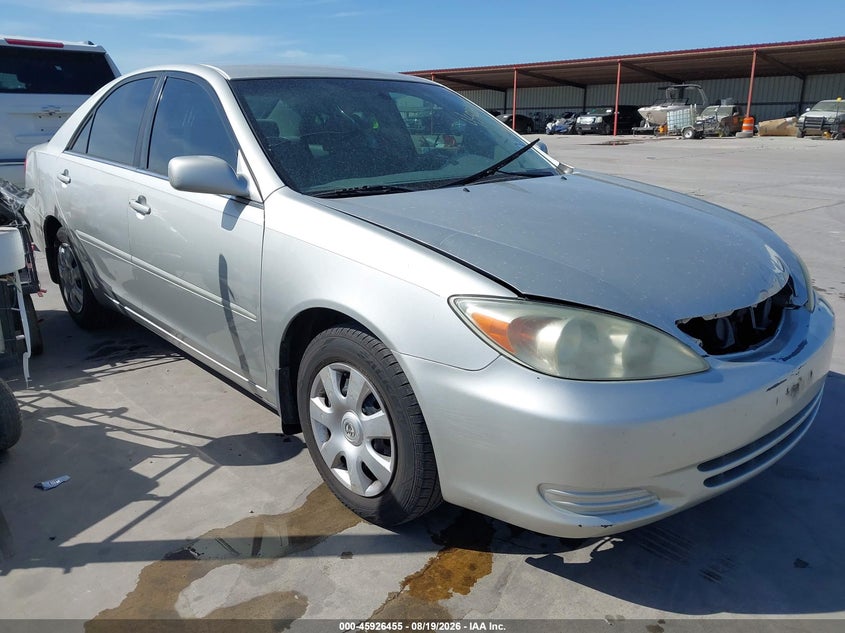 2002 Toyota Camry VIN 4T1BE32K62U511956 IAAI salvage auction — NORMAL WEAR, Original (Texas), sold $775 on 2026-08-28 (photo 1)