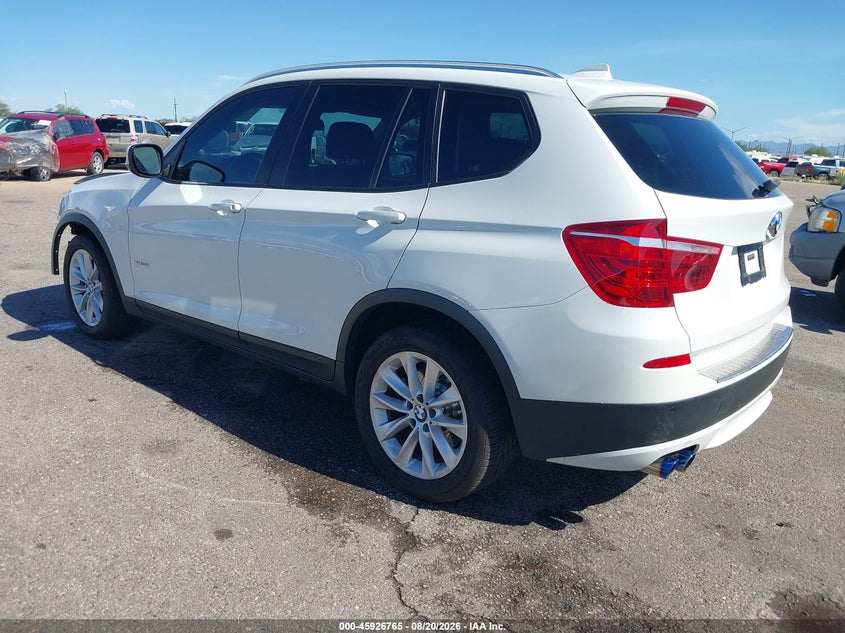 2014 BMW X3 VIN 5UXWX9C58E0D25361 IAAI salvage auction — RIGHT FRONT, Salvage (Arizona), sold $2,200 on 2026-08-24 (photo 3)