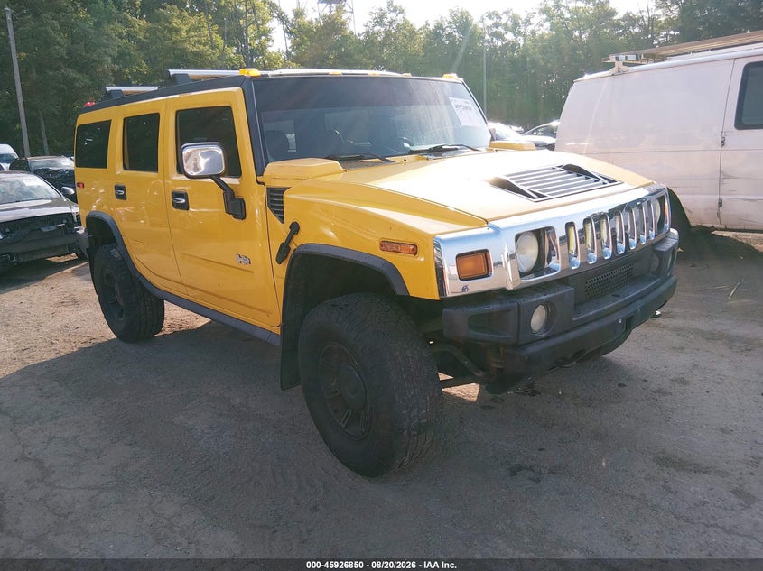 2003 Hummer H2 VIN 5GRGN23U03H140662 IAAI salvage auction — NORMAL WEAR, Clear (Maryland), sold $1,050 on 2026-09-09 (photo 1)