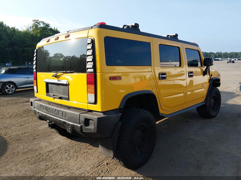 2003 Hummer H2 VIN 5GRGN23U03H140662 IAAI salvage auction — NORMAL WEAR, Clear (Maryland), sold $1,050 on 2026-09-09 (photo 4)