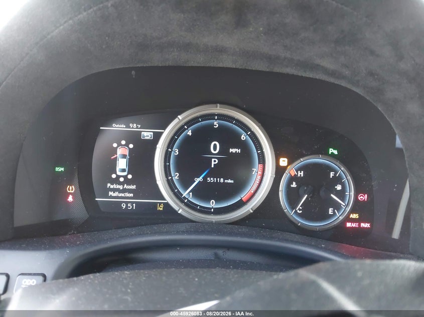 2020 Lexus Gs VIN JTHGZ1CL5LA013095 IAAI salvage auction — FRONT END, Wait Title, sold $12,350 on 2026-09-01 (photo 7)