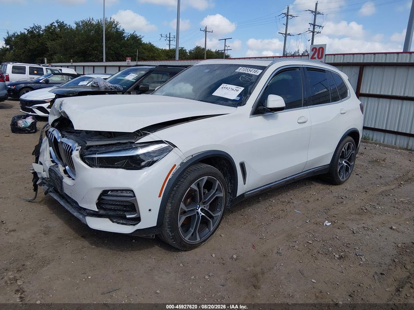 2021 BMW X5 VIN 5UXCR4C00M9H21444 IAAI salvage auction — FRONT END, Salvage (Texas), sold $14,900 on 2026-09-03 (photo 2)
