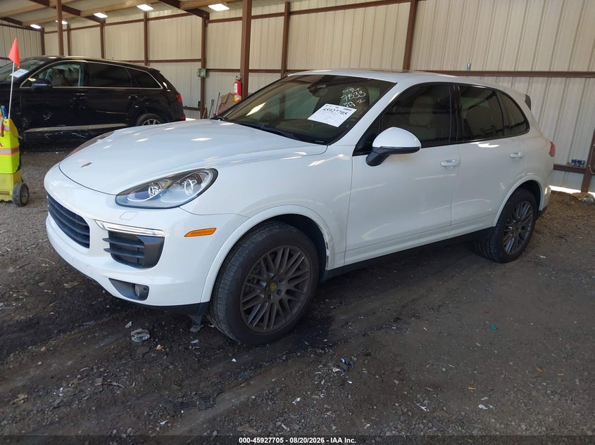 2017 Porsche Cayenne VIN WP1AA2A22HKA87833 IAAI salvage auction — REAR END, Wait Title, sold $7,500 on 2026-09-27 (photo 2)