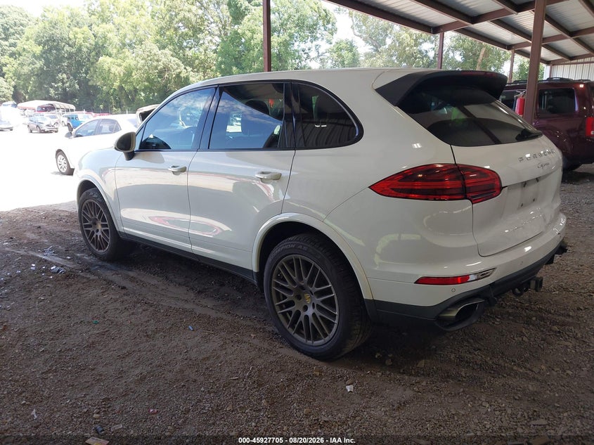 2017 Porsche Cayenne VIN WP1AA2A22HKA87833 IAAI salvage auction — REAR END, Wait Title, sold $7,500 on 2026-09-27 (photo 3)
