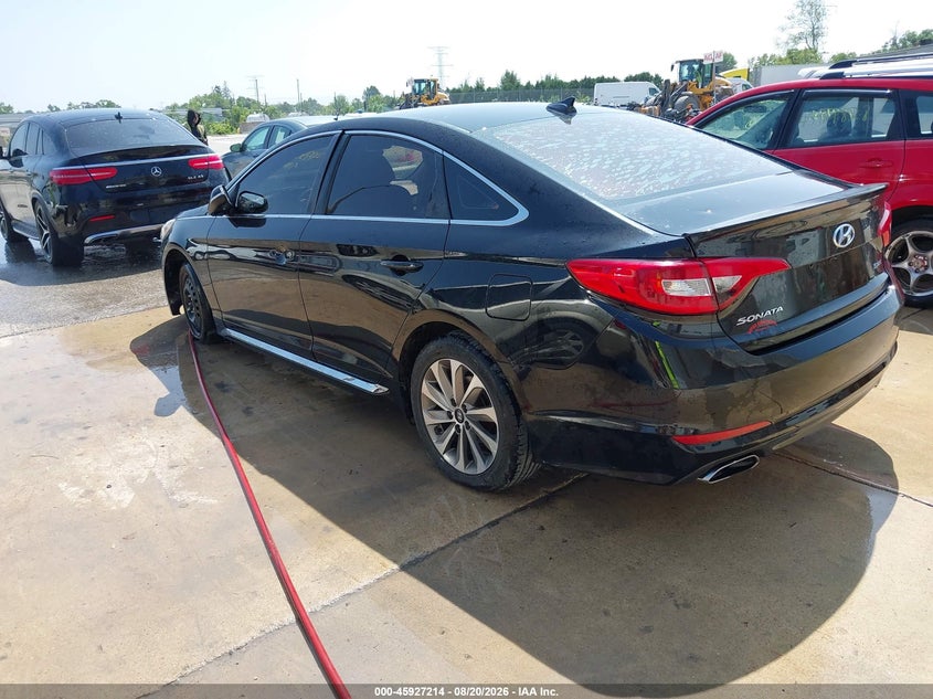 2016 Hyundai Sonata VIN 5NPE34AF0GH433841 IAAI salvage auction — NORMAL WEAR, Clear-Endorsement (Wisconsin), sold $0 on 2026-09-23 (photo 3)