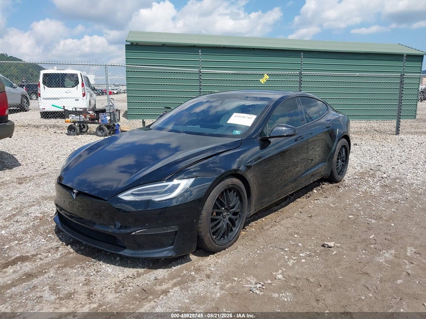 2022 Tesla Model s VIN 5YJSA1E54NF469486 IAAI salvage auction — REAR END, Salvage (Pennsylvania), sold $20,200 on 2026-08-29 (photo 2)