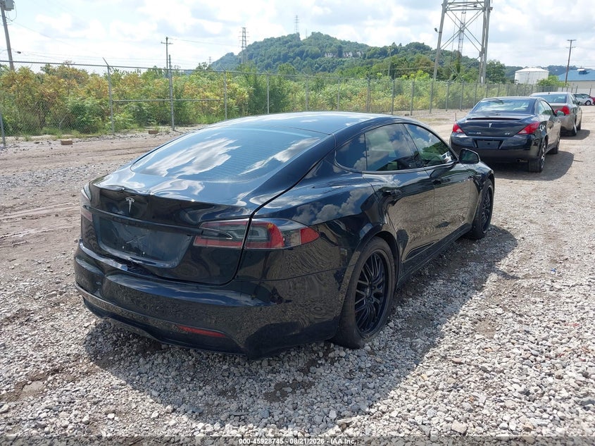 2022 Tesla Model s VIN 5YJSA1E54NF469486 IAAI salvage auction — REAR END, Salvage (Pennsylvania), sold $20,200 on 2026-08-29 (photo 4)