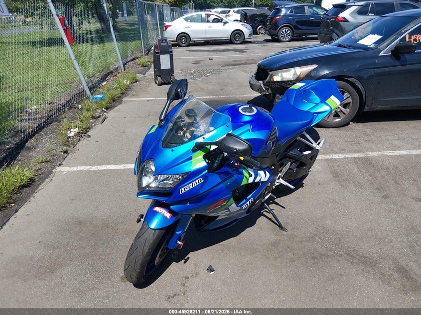 2008 Suzuki Gsx-r600 VIN JS1GN7EA482100798 IAAI salvage auction — RIGHT SIDE, Salvage (New Jersey), sold $1,650 on 2026-09-16 (photo 2)