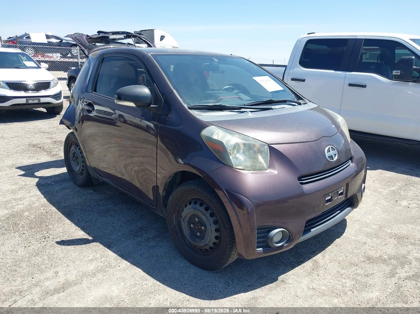 2012 Scion Iq VIN JTNJJXB07CJ018626 IAAI salvage auction — REAR END, Bill Of Sale (Texas), sold $25 on 2026-08-25 (photo 1)
