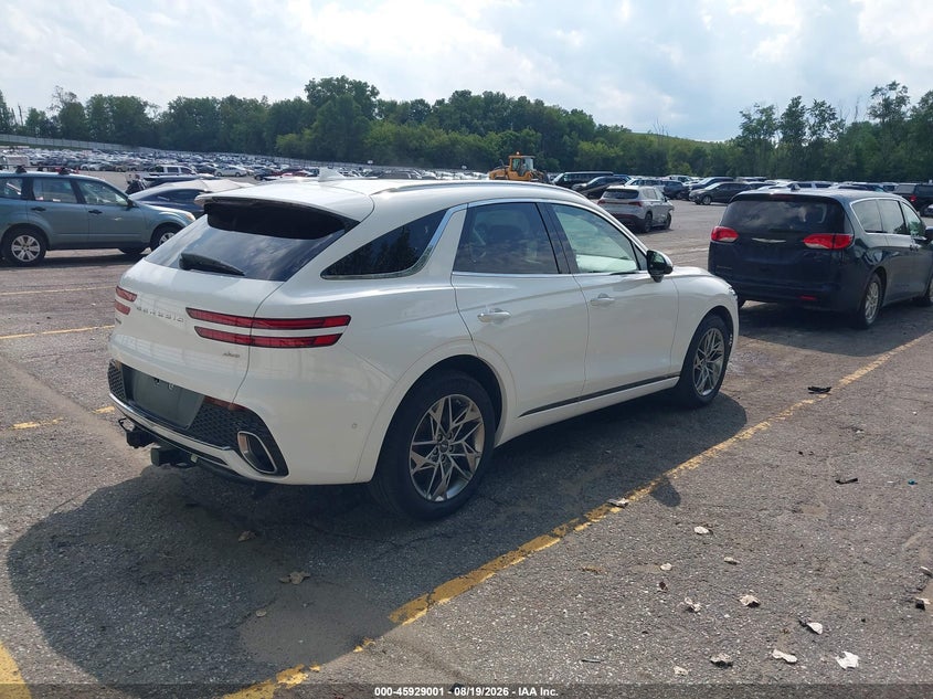 2022 Genesis Gv70 VIN KMUMADTB4NU070648 IAAI salvage auction — LEFT REAR, Salvage (Michigan), sold $14,625 on 2026-09-14 (photo 4)