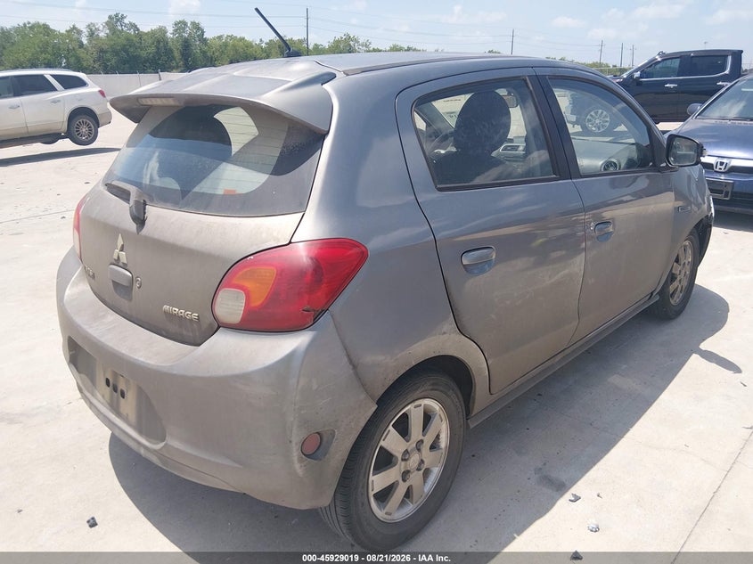 2015 Mitsubishi Mirage VIN ML32A4HJXFH035362 IAAI salvage auction — FRONT END, Original (Texas), sold $225 on 2026-09-04 (photo 4)