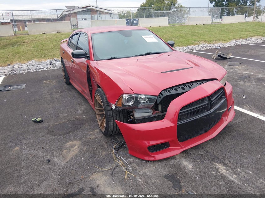 2013 Dodge Charger VIN 2C3CDXEJXDH560321 IAAI salvage auction — FRONT END, Wait Title, sold $6,100 on 2026-09-06 (photo 1)