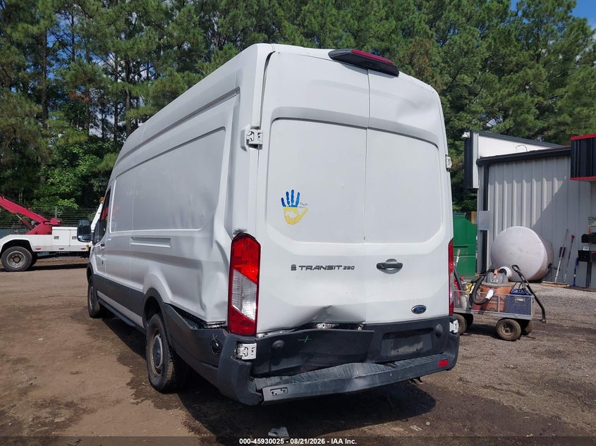 2019 Ford Transit VIN 1FTYR3XM8KKA81663 IAAI salvage auction — REAR END, Wait Title, sold $7,950 on 2026-09-10 (photo 3)