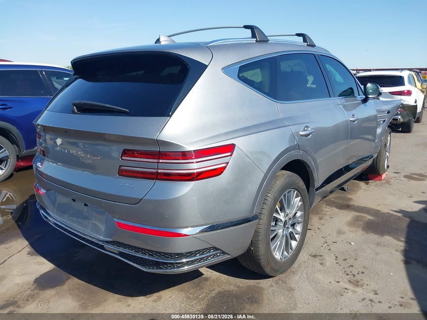 2025 Genesis Gv80 VIN KMUHFESB2SU271762 IAAI salvage auction — RIGHT FRONT, Wait Title, sold $13,200 on 2026-09-22 (photo 4)