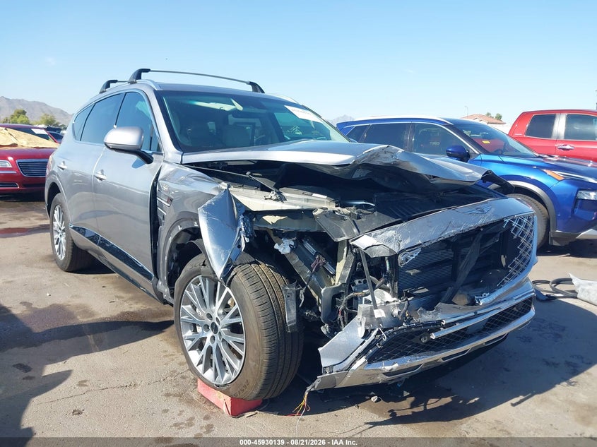 2025 Genesis Gv80 VIN KMUHFESB2SU271762 IAAI salvage auction — RIGHT FRONT, Wait Title, sold $13,200 on 2026-09-22 (photo 6)