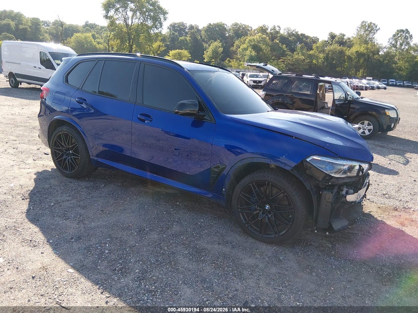 2021 BMW X5 m VIN 5YMJU0C0XM9E26133 — IAAI salvage auction photo