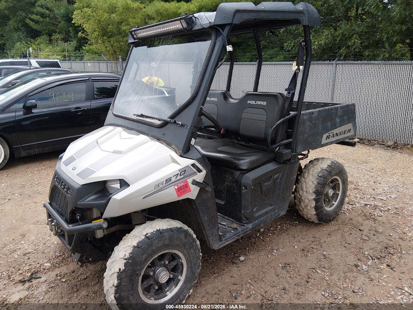 2014 Polaris Ranger VIN 4XARH6EA5EE238173 IAAI salvage auction — ROLLOVER, Wait Title, sold $2,350 on 2026-09-30 (photo 2)
