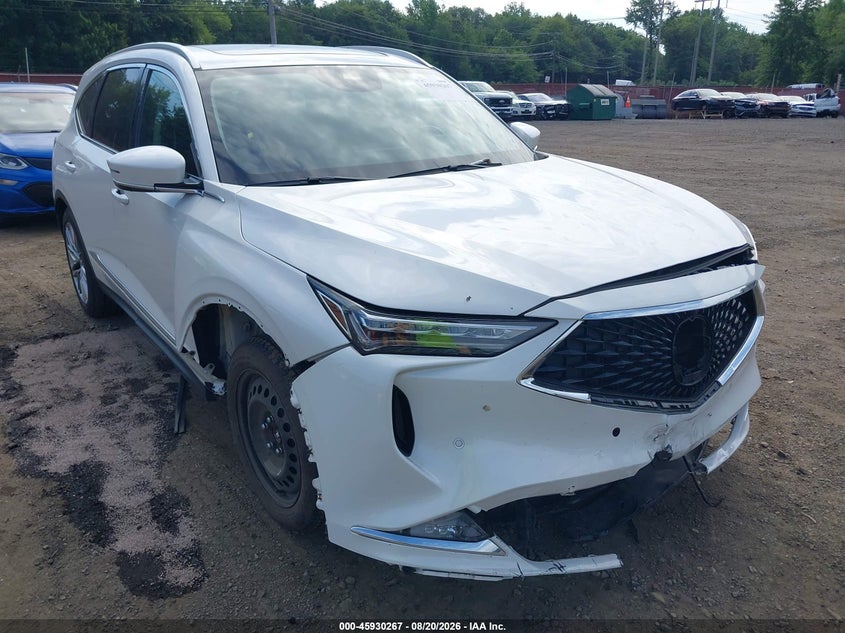 2023 Acura Mdx VIN 5J8YE1H82PL031975 IAAI salvage auction — FRONT END, Wait Title, sold $14,225 on 2026-09-30 (photo 6)