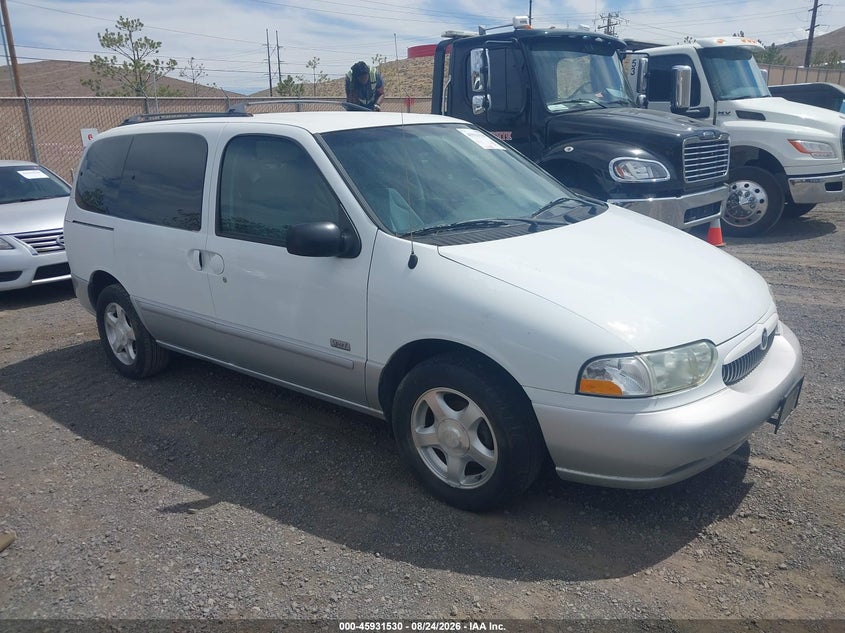 2000 Mercury Villager VIN 4M2XV12T5YDJ14457 IAAI salvage auction — NORMAL WEAR, Regular (Nevada), sold $25 on 2026-09-18 (photo 1)