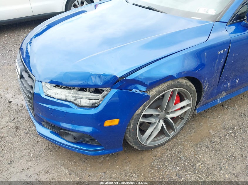 2017 Audi S7 VIN WAUWFAFC6HN040868 IAAI salvage auction — LEFT FRONT, Wait Title, sold $11,400 on 2026-09-15 (photo 6)