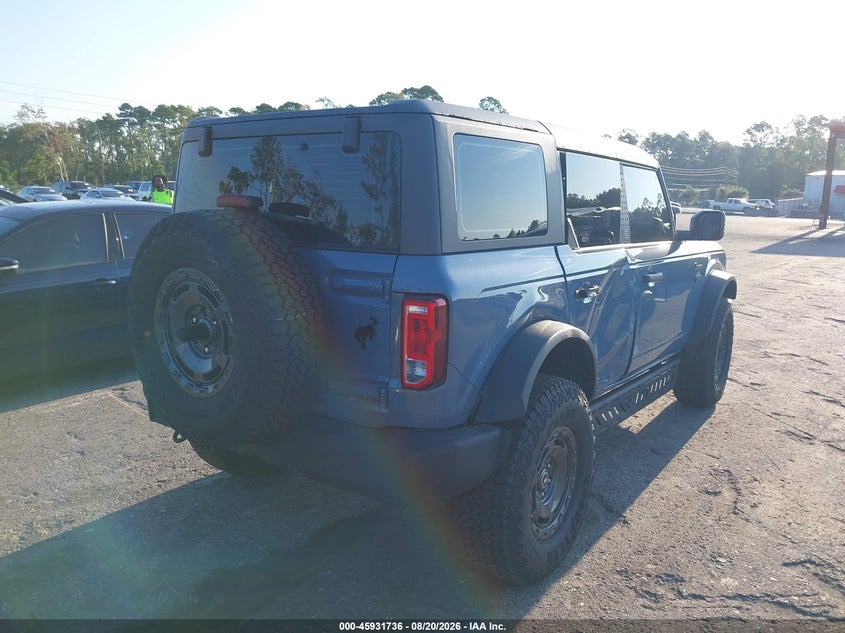 2025 Ford Bronco VIN 1FMEE6BH7SLA80990 IAAI salvage auction — SIDE, Wait Title, sold $18,300 on 2026-09-04 (photo 4)