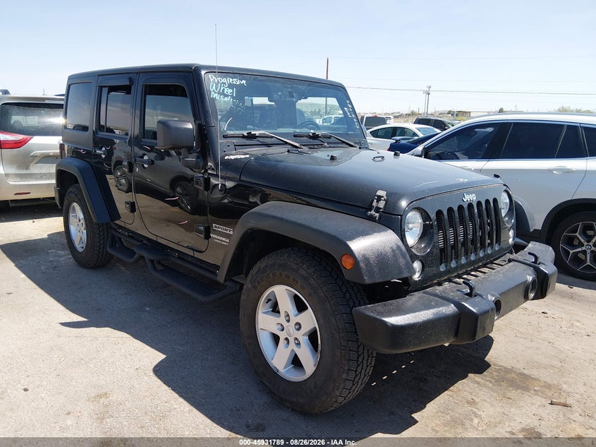 2016 Jeep Wrangler / VIN 1C4BJWDG7GL191523 — IAAI salvage auction photo