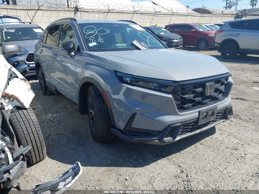 2024 Honda Cr-v VIN 7FARS5H59RE033712 IAAI salvage auction — LEFT SIDE, Wait Title, sold $13,350 on 2026-09-16 (photo 1)