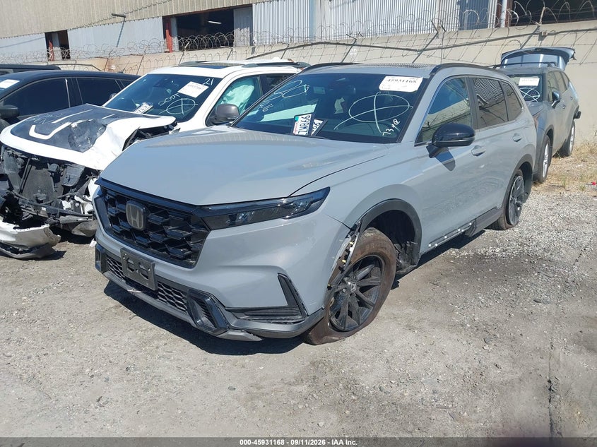 2024 Honda Cr-v VIN 7FARS5H59RE033712 IAAI salvage auction — LEFT SIDE, Wait Title, sold $13,350 on 2026-09-16 (photo 2)