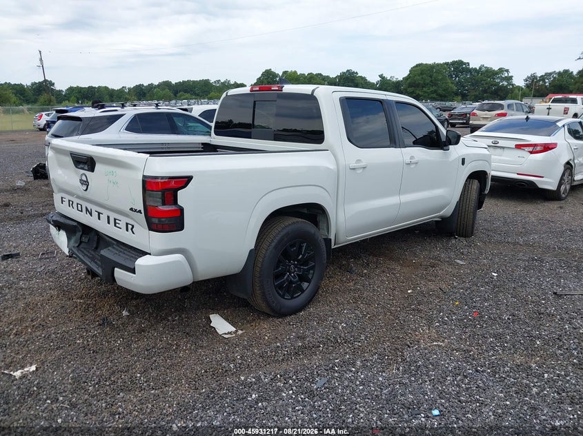 2026 Nissan Navara (frontier) VIN 1N6ED1EK0TN622922 IAAI salvage auction — REAR END, Salvage Title, sold $18,550 on 2026-10-20 (photo 4)