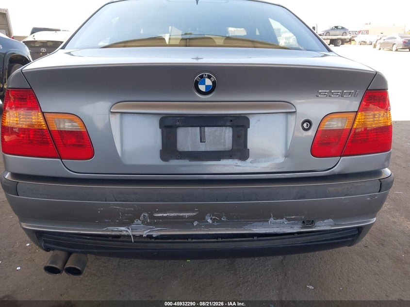 2004 BMW 3er VIN WBAEV53474KM34068 IAAI salvage auction — REAR END, Salvage, sold $750 on 2026-10-05 (photo 6)