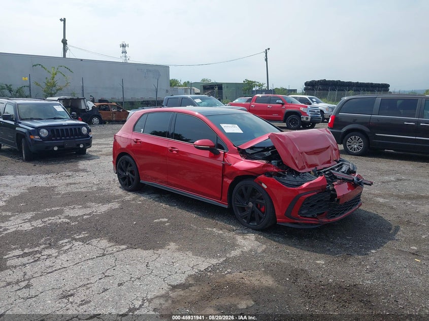 2022 Volkswagen Golf gti VIN WVWR87CD2NW216850 — IAAI salvage auction photo