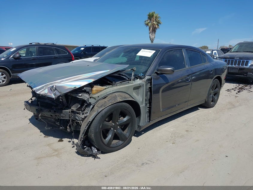 2013 Dodge Charger VIN 2C3CDXHG9DH628477 IAAI salvage auction — LEFT FRONT, Salvage (California), sold $775 on 2026-09-11 (photo 2)