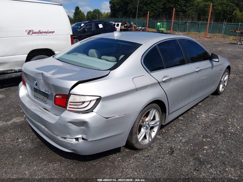 2011 BMW 5 series VIN WBAFR1C55BC737268 IAAI salvage auction — REAR END, Salvage (Pennsylvania), sold $775 on 2026-09-11 (photo 4)