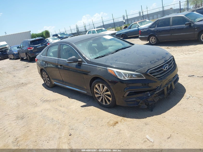 2016 Hyundai Sonata VIN 5NPE34AF7GH357311 IAAI salvage auction — NORMAL WEAR, Clear (South Carolina), sold $2,100 on 2026-08-29 (photo 1)