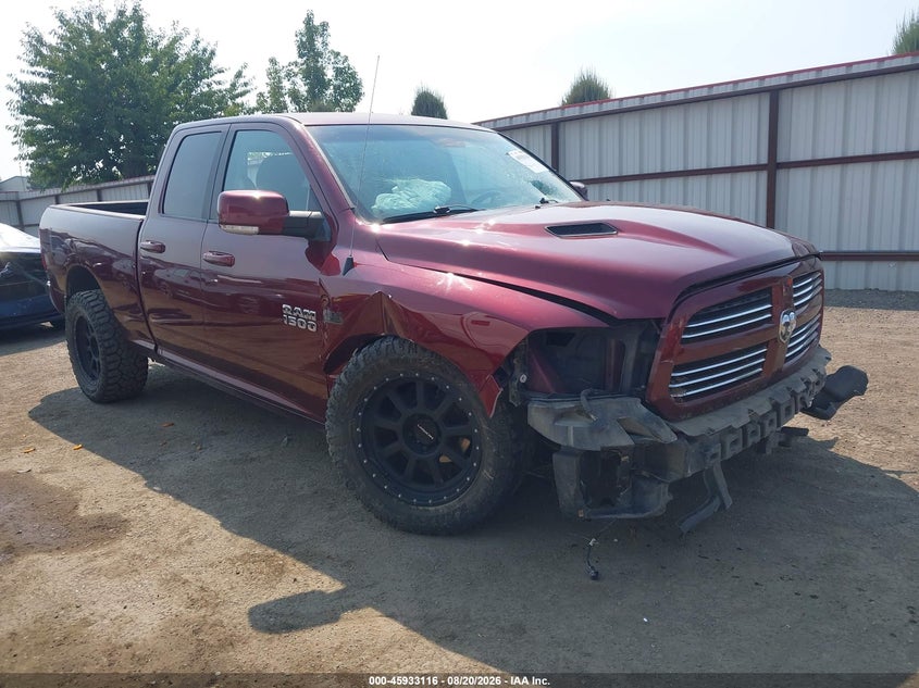 2016 Ram 1500 VIN 1C6RR7HT6GS313032 IAAI salvage auction — FRONT & REAR, Wait Title, sold $2,575 on 2026-10-13 (photo 1)