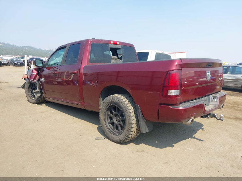2016 Ram 1500 VIN 1C6RR7HT6GS313032 IAAI salvage auction — FRONT & REAR, Wait Title, sold $2,575 on 2026-10-13 (photo 3)