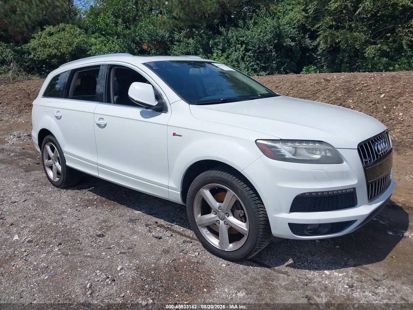2015 Audi Q7 VIN WA1DGAFE1FD011560 IAAI salvage auction — Flood, Salvage, sold $1,450 on 2026-10-14 (photo 1)