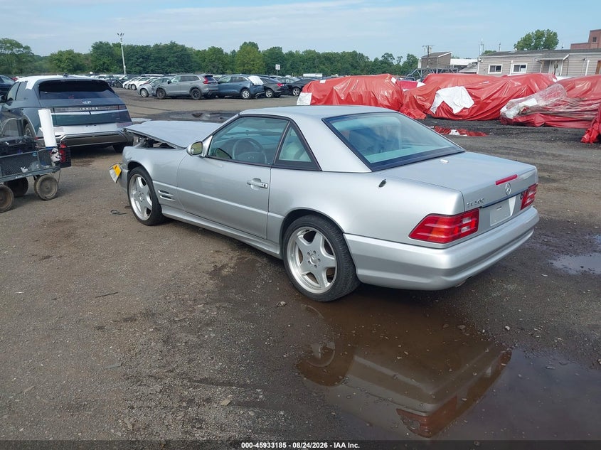 2001 Mercedes-benz Sl-class VIN WDBFA68F21F197155 IAAI salvage auction — FRONT END, Salvage (Idaho), sold $2,600 on 2026-08-30 (photo 3)